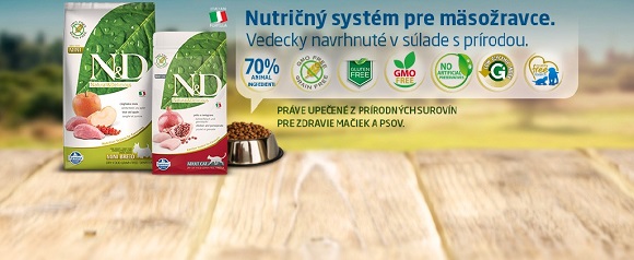 Farmina grain free pre mačky a psov