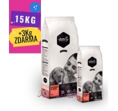 AMITY PREMIUM dog Salmon & Rice 25/12 15kg + 3kg zdarma