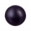 Lopta "M" plná čierna 6,5 cm