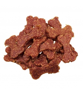 Kačacie s ryžou v tvare kosti 9 cm 500g dobrota pre psov