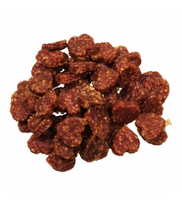 Kačacie s ryžou v tvare srdiečka 4 cm 500g dobrota pre psov