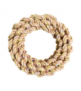 Kruh z prírodnej juty 17cm/245g hračka pre psa