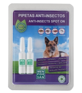 Menforsan antiparazitné pipety SPOT ON pre psov-prír.báza