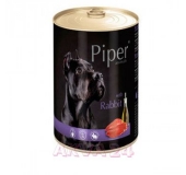 Konzerva pre psa PIPER s králikom 400g