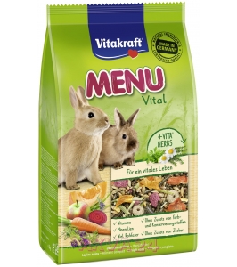 Menu Vital 1kg Krmivo pre zakrslé králiky