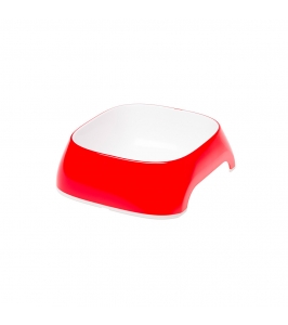 GLAM RED plastová miska pre mačky