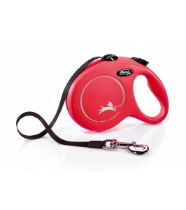 Flexi Classic  páska "L" červená 5m/50kg