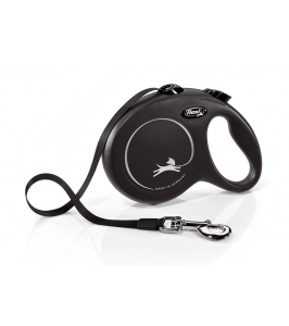 Flexi Classic  páska "L" čierna 5m/50kg