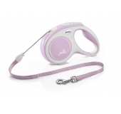 Flexi NEW COMFORT lanko "M" 5m/20kg ružová