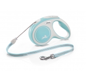 Flexi NEW COMFORT lanko "M" 5m/20kg svetlomodrá