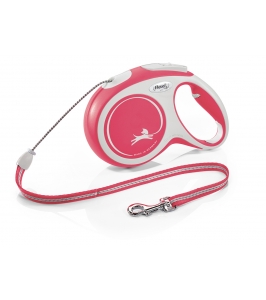 Flexi NEW COMFORT lanko "M" 8m/20kg červená