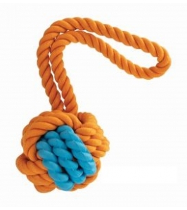 Hračka pre psa -  Kombinovaná Monty lopta s lanom