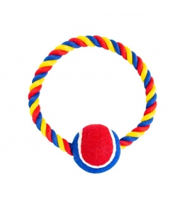 Kruh s tenisákom 6cm, 18cm/140g hračka pre psa