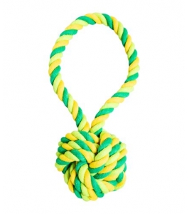 Preťahovadlo pre psa bavlnená lopta 24cm/190g