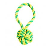 Preťahovadlo pre psa bavlnená lopta 24cm/190g