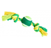 Uzol s tenisákom 30cm/150g hrčka pre psa