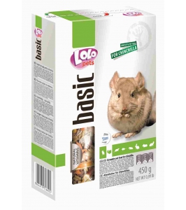 Kompletné krmivo pre činčily 450g