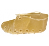 Topánka z byvolej kože natural 8cm