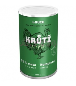 LOUIE morka s ryžou pre psov